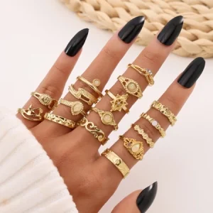 Sadyye 9PCS/ Set Cincin